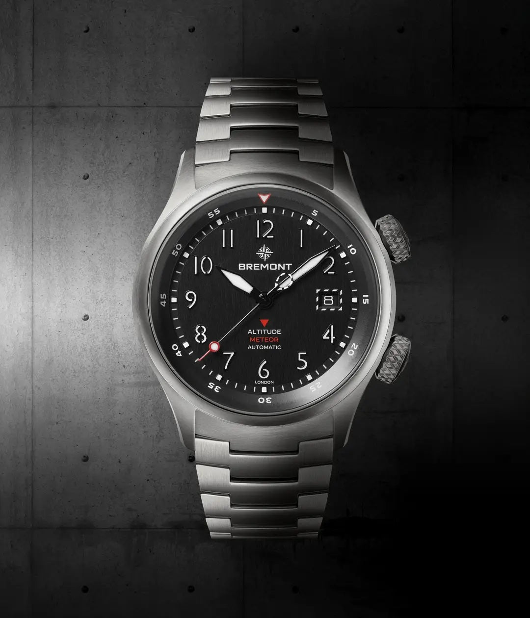 Pre-Owned (Unworn) Mens Titanium Bremont Altitude MB Meteor Watch on Bracelet