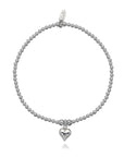 Sterling Silver Dollie Jewellery Gigi Heart Stacking Bracelet