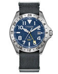 Mens Steel Citizen Promaster Land GMT Watch on Nylon Strap