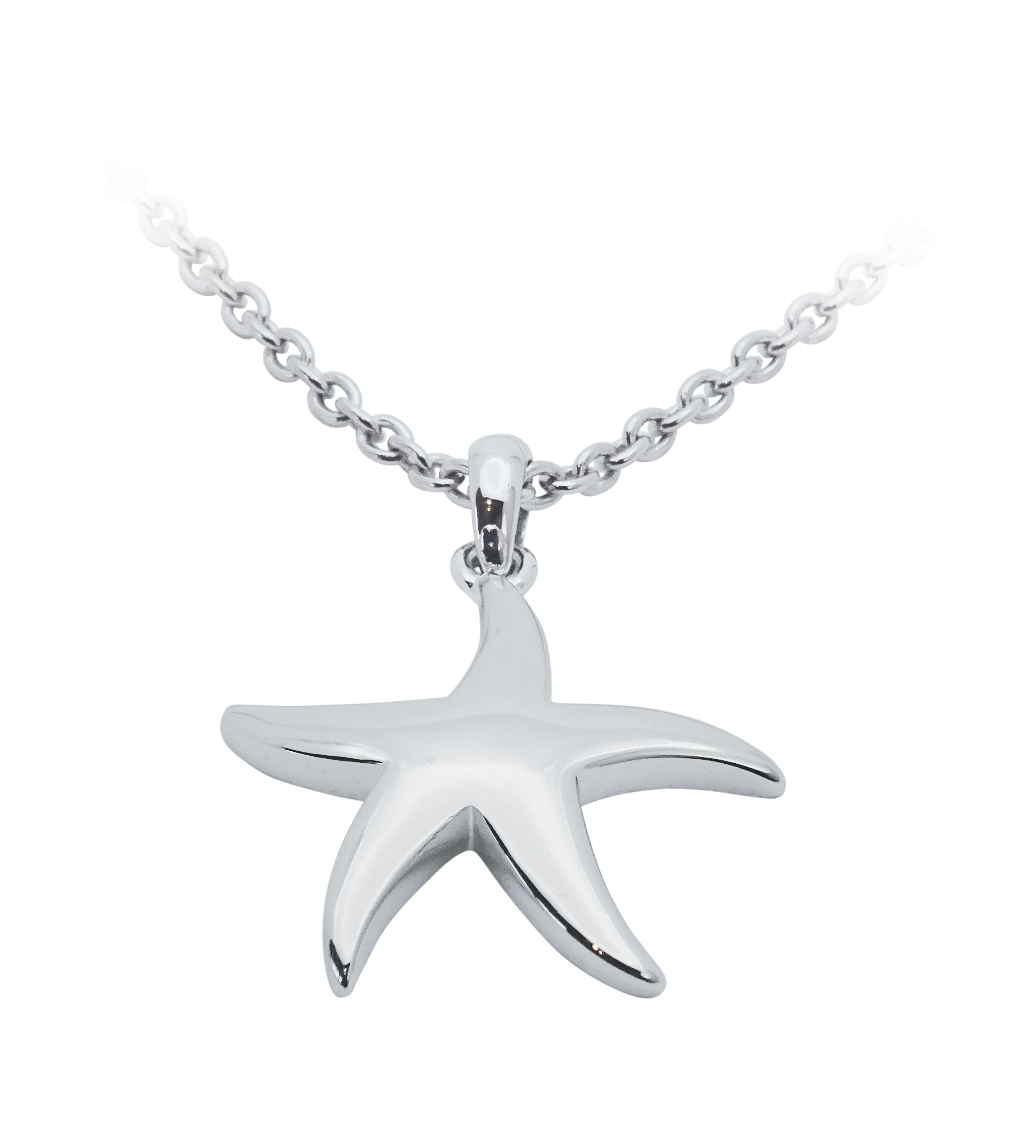 Sterling Silver Starfish Necklace