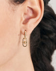 Gold Vermeil Ania Haie Orb Link Drop Earrings