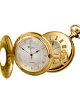 Half Hunter Woodford Pocket Watch and Chain