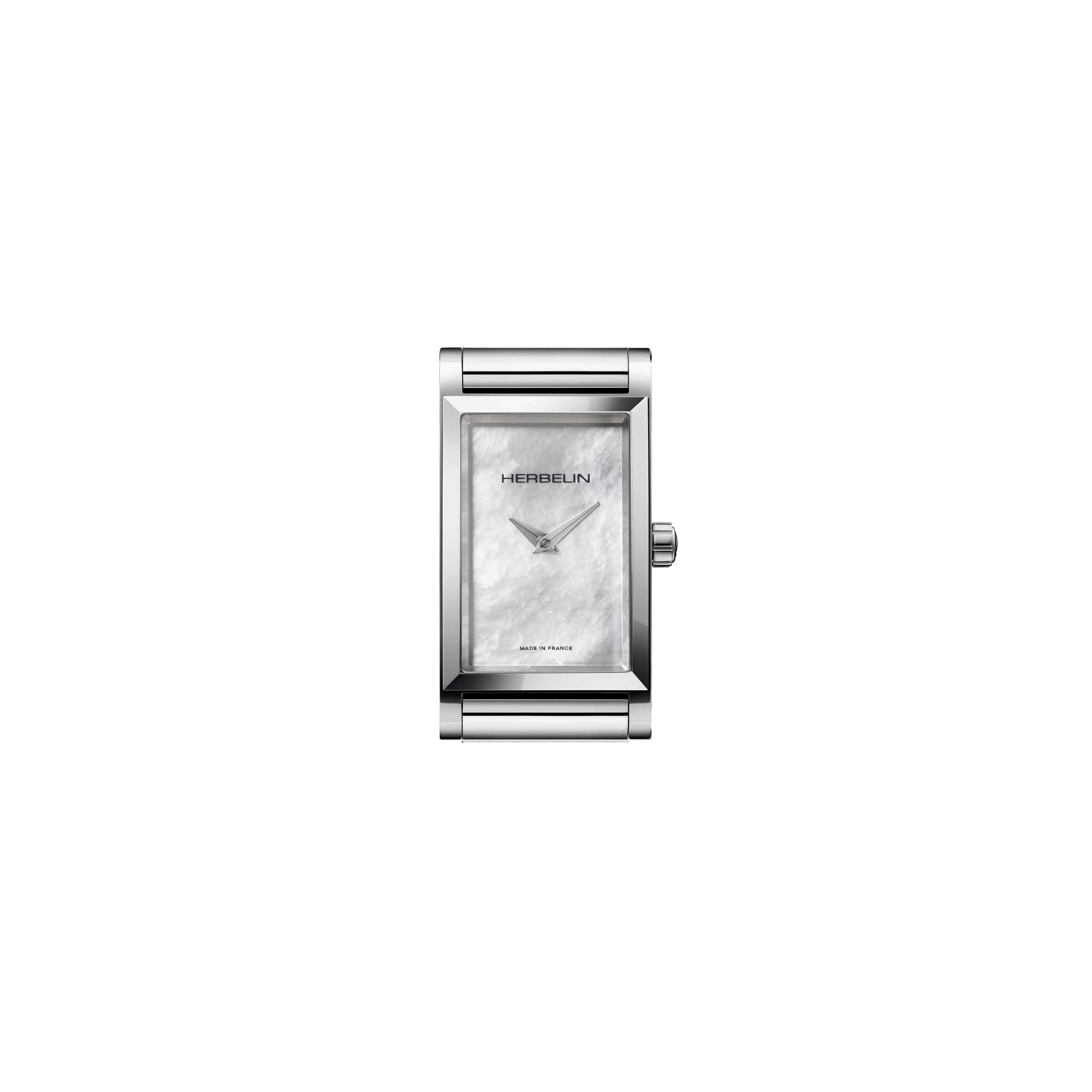 Ladies Steel Herbelin Antares Rectangular Watch Head Only