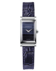 Ladies Herbelin Antares Blue Agate Watch on Leather Strap