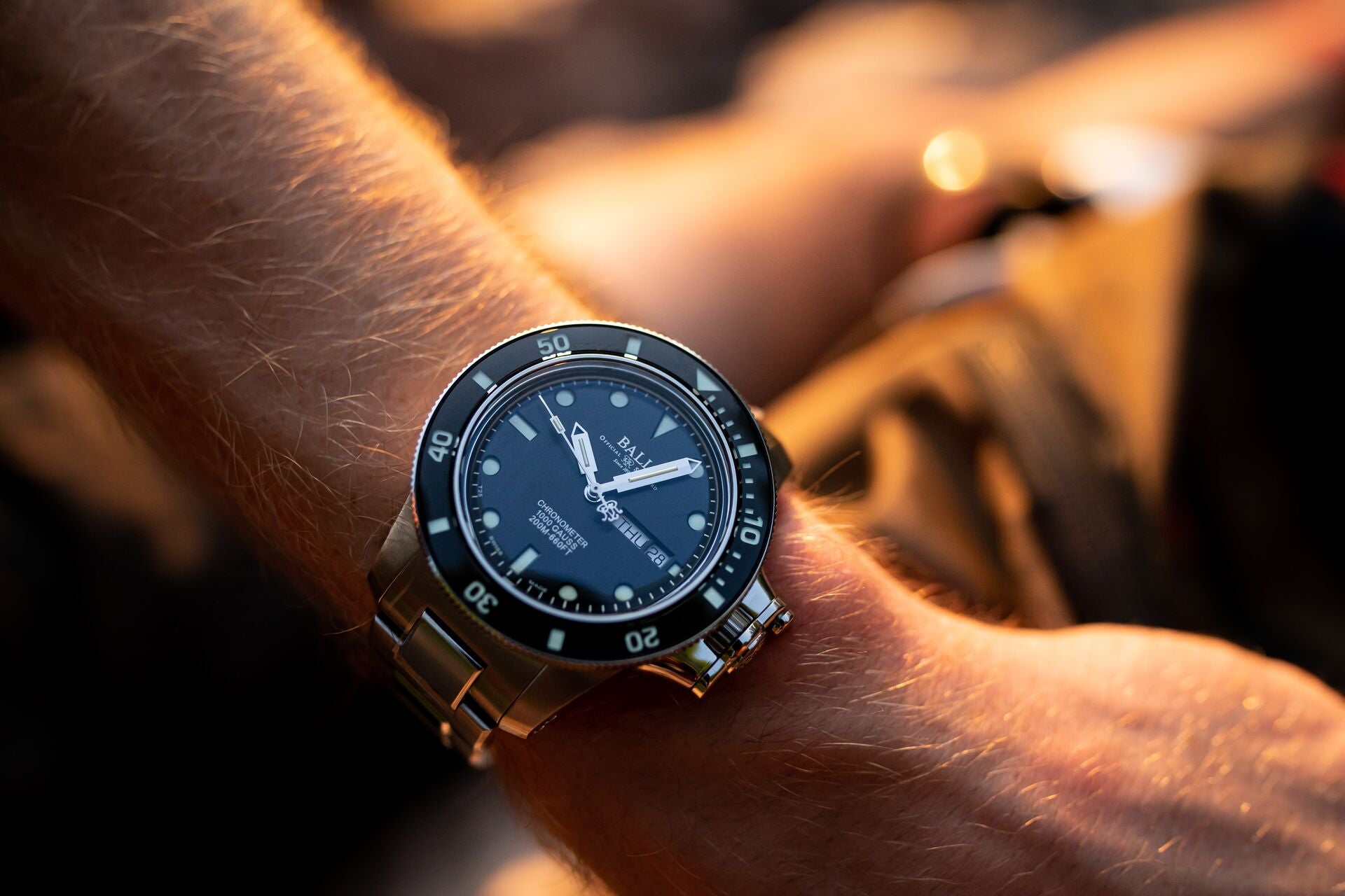 Mens Steel Original Engineer Hydrocarbon Chronometer Ball Watch