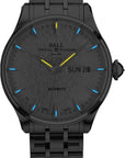 Mens Steel Trainmaster Eternity Ball Watch on Bracelet