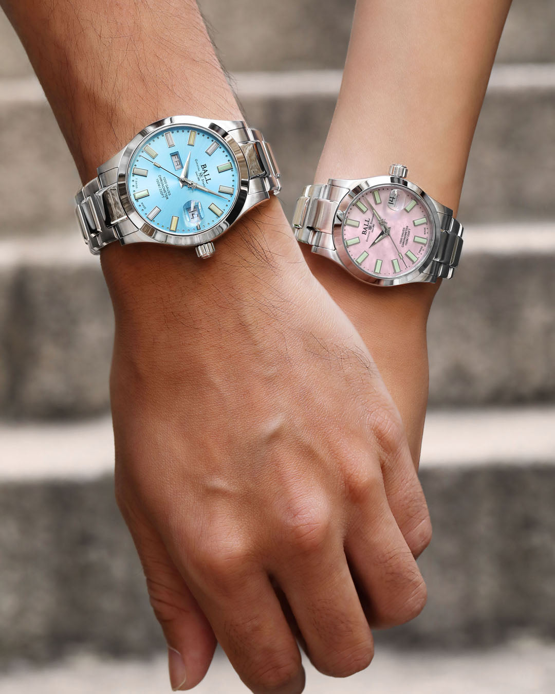 Mens Limited Edition Engineer III Marvelight Day &amp; Date Ball Watch on Bracelet