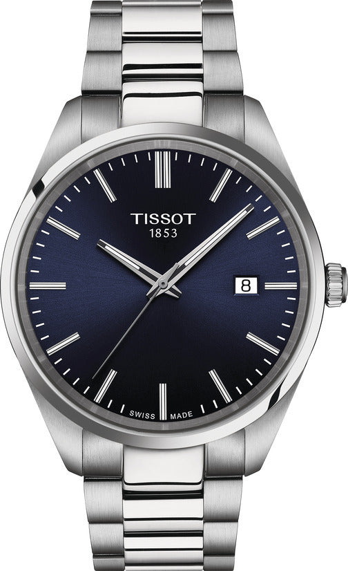 Mens Steel Tissot PR100 Watch on Bracelet