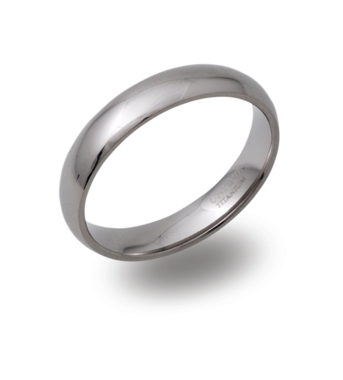 Unique &amp; Co 6mm Plain Titanium Ring