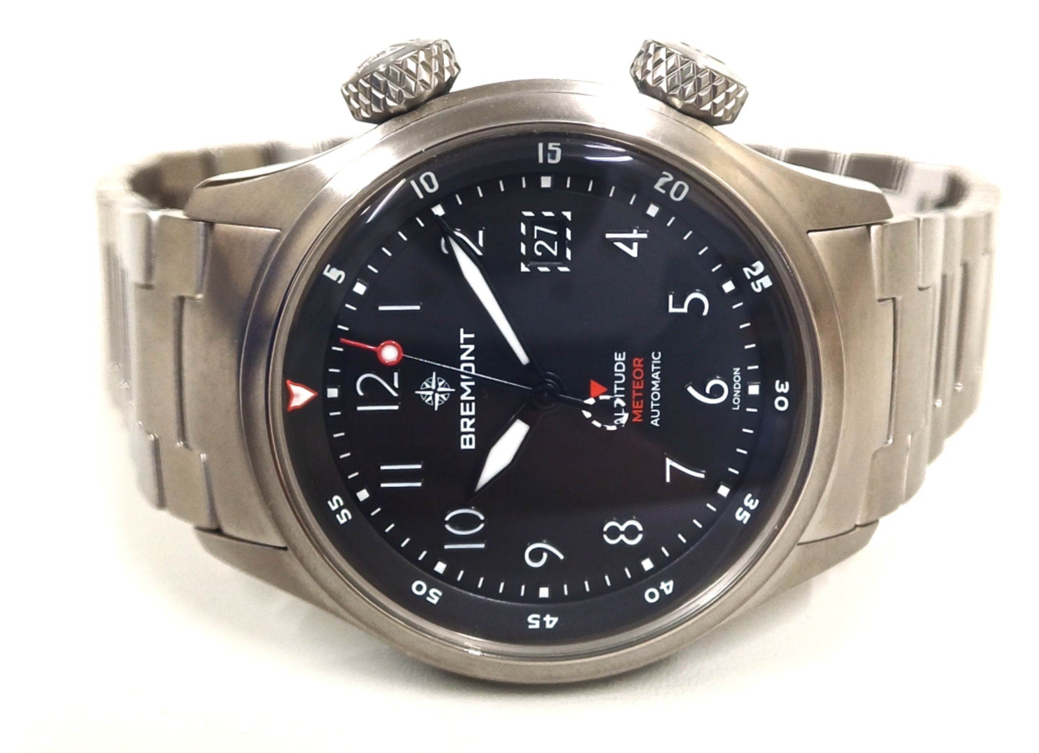 Pre-Owned (Unworn) Mens Titanium Bremont Altitude MB Meteor Watch on Bracelet