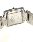 Pre Owned Mid Size Tank Francaise Cartier Watch on Bracelet