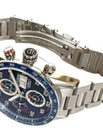 Pre-Owned Mens Steel Tag Heuer Carrera Calibre 16 Chronograph Watch on Bracelet