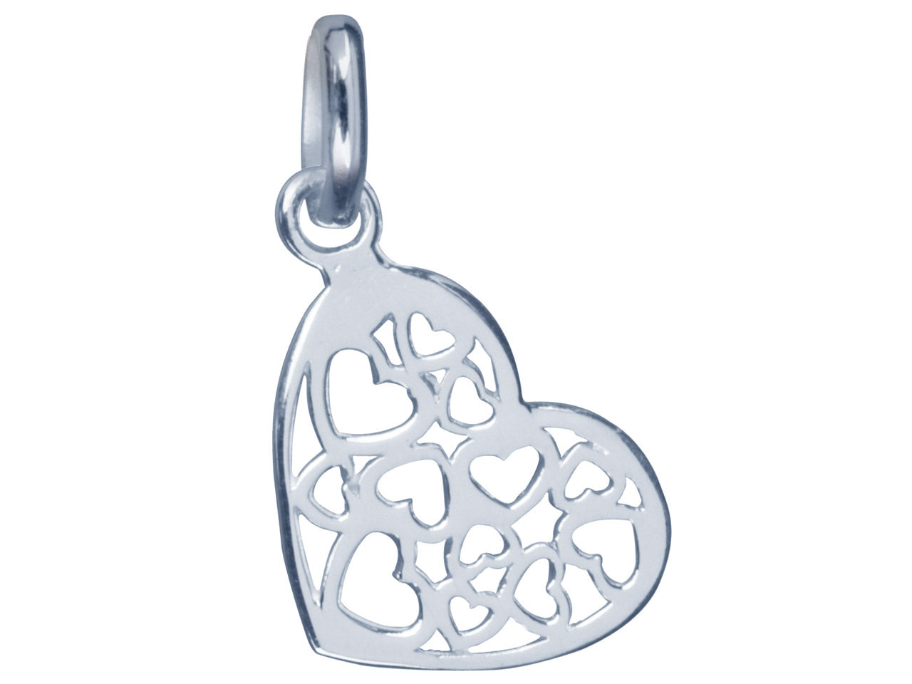 Sterling Silver Hearts Necklace