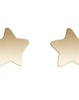 9ct Yellow Gold Polished Mini Star Stud Earrings