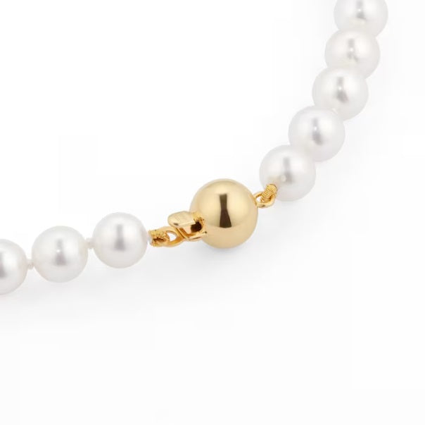 7 - 7.5mm Akoya Cultured Pearl Necklace