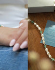 Claudia Bradby Pearl & Aventurine Eternity Prosperity Bracelet