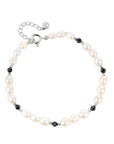 Claudia Bradby Pearl & Black Spinel Prosperity Bracelet