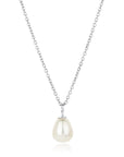 Sterling Silver Claudia Bradby Favourite Pearl Drop Necklace