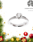 The Christmas Ring 2025 18ct White Gold Andrew Geoghegan Fission Diamond Ring