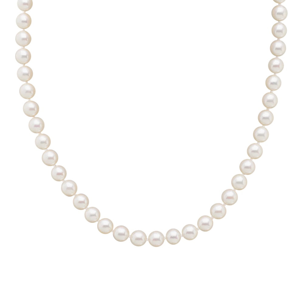 7 - 7.5mm Akoya Cultured Pearl Necklace