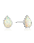 Sterling Silver Ania Haie Opal Colour Stud Earrings