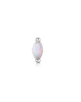 Sterling Silver Ania Haie Kyoto Opal Marquise Barbell Single Earring