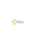 Gold Vermeil Ania Haie Kyoto Opal Sparkle Barbell Single Earring