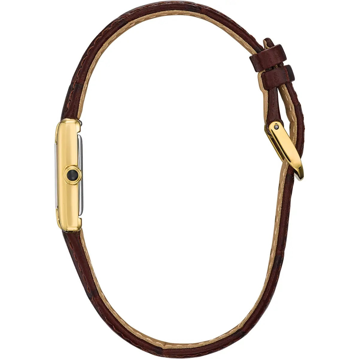 Ladies Gold Tone Citizen Eco Drive Fio Roma Watch on Strap