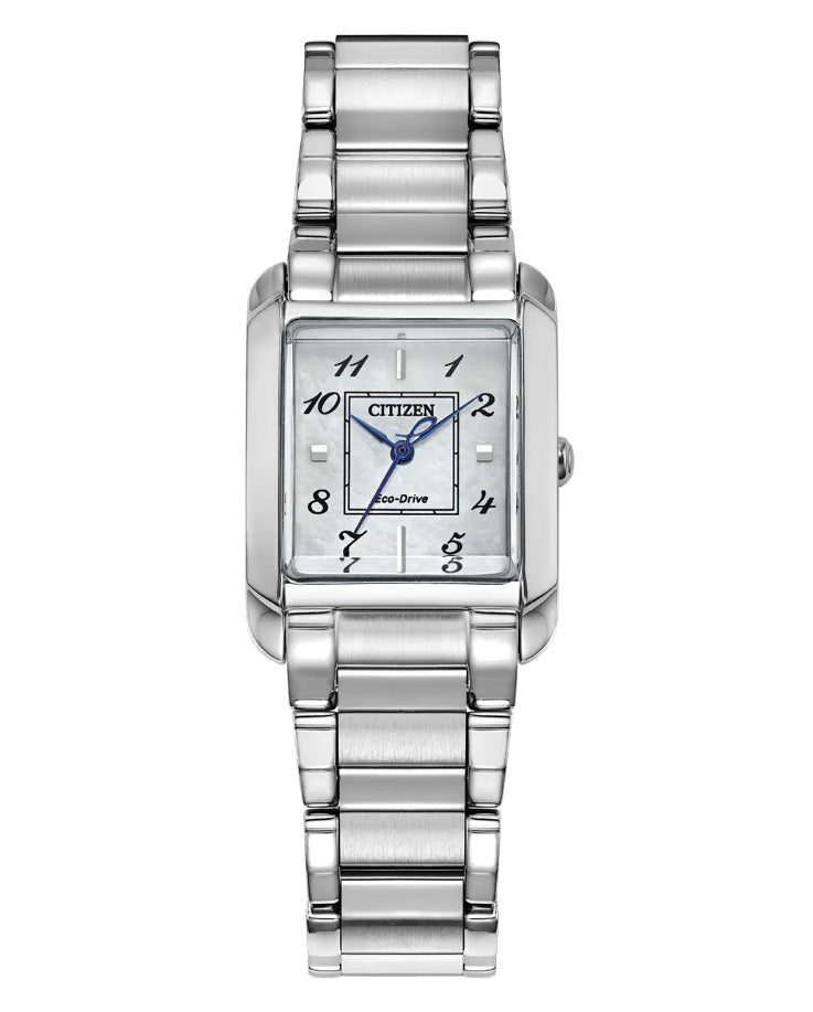 Ladies Steel Citizen Eco Drive Watch on Bracelet