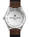 Mens Steel Frederique Constant Classics Quartz Watch on Leather Strap