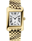 Mid Size Gold On Steel Frederique Constant Art Deco Carree 36mm Watch on Bracelet