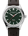 Mens Steel Frederique Constant Vintage Rally Healey Watch on Leather Strap