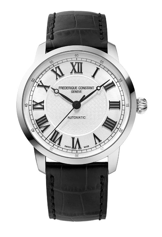 Mens Steel Frederique Constant Classics Premier Limited Edition Watch on Leather Strap