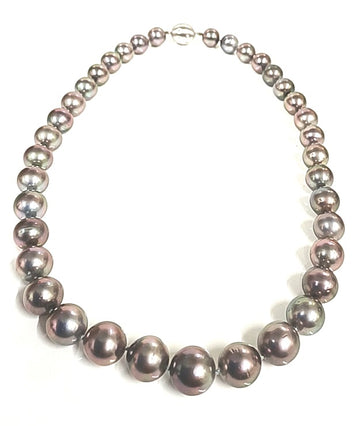 10.5mm - 13.3mm Tahitian South Sea Pearl Necklace