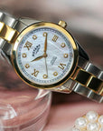 Ladies 2 Colour Rotary Diamond Set Henley Watch on Bracelet