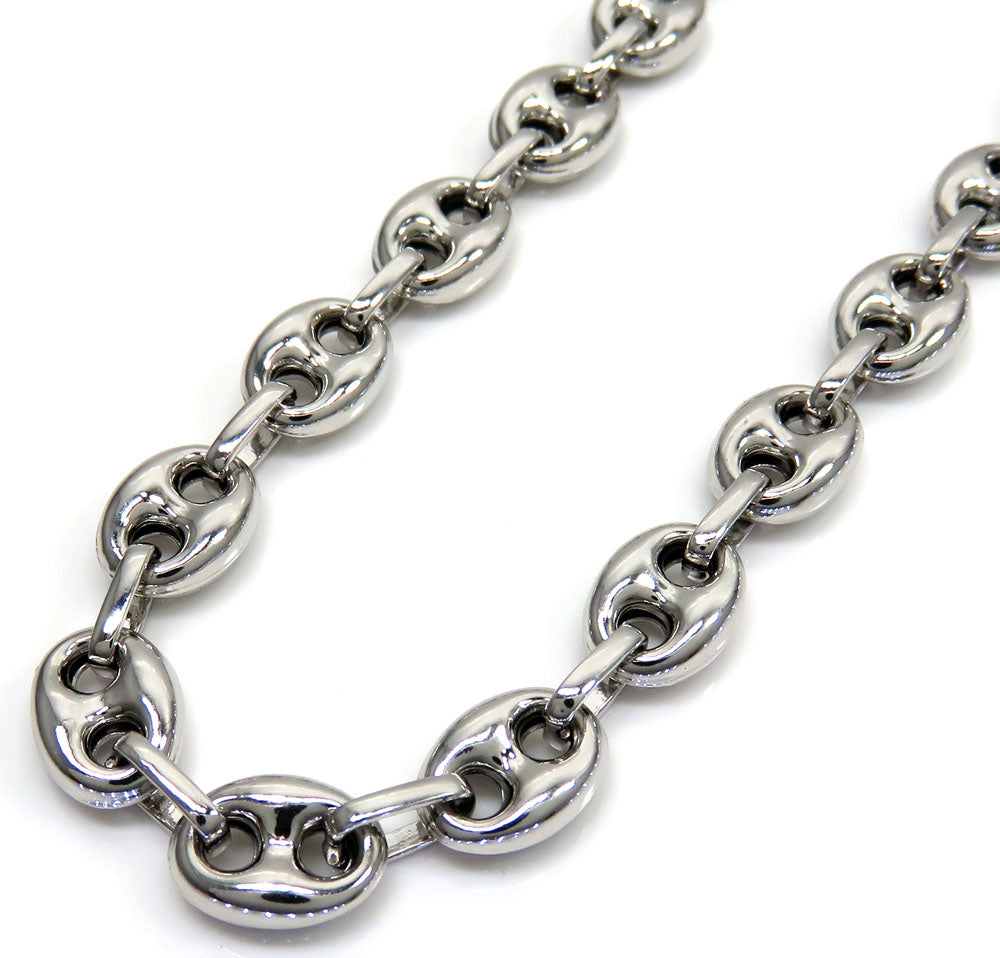 Pre Owned 925 Sterling Silver Marine Link Necklace