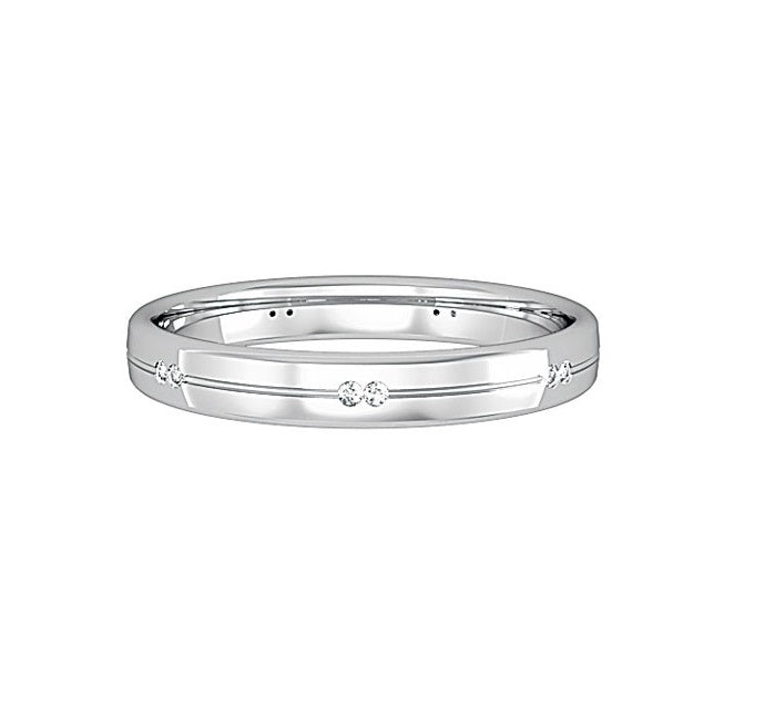 18ct White Gold Diamond Full Eternity Ring
