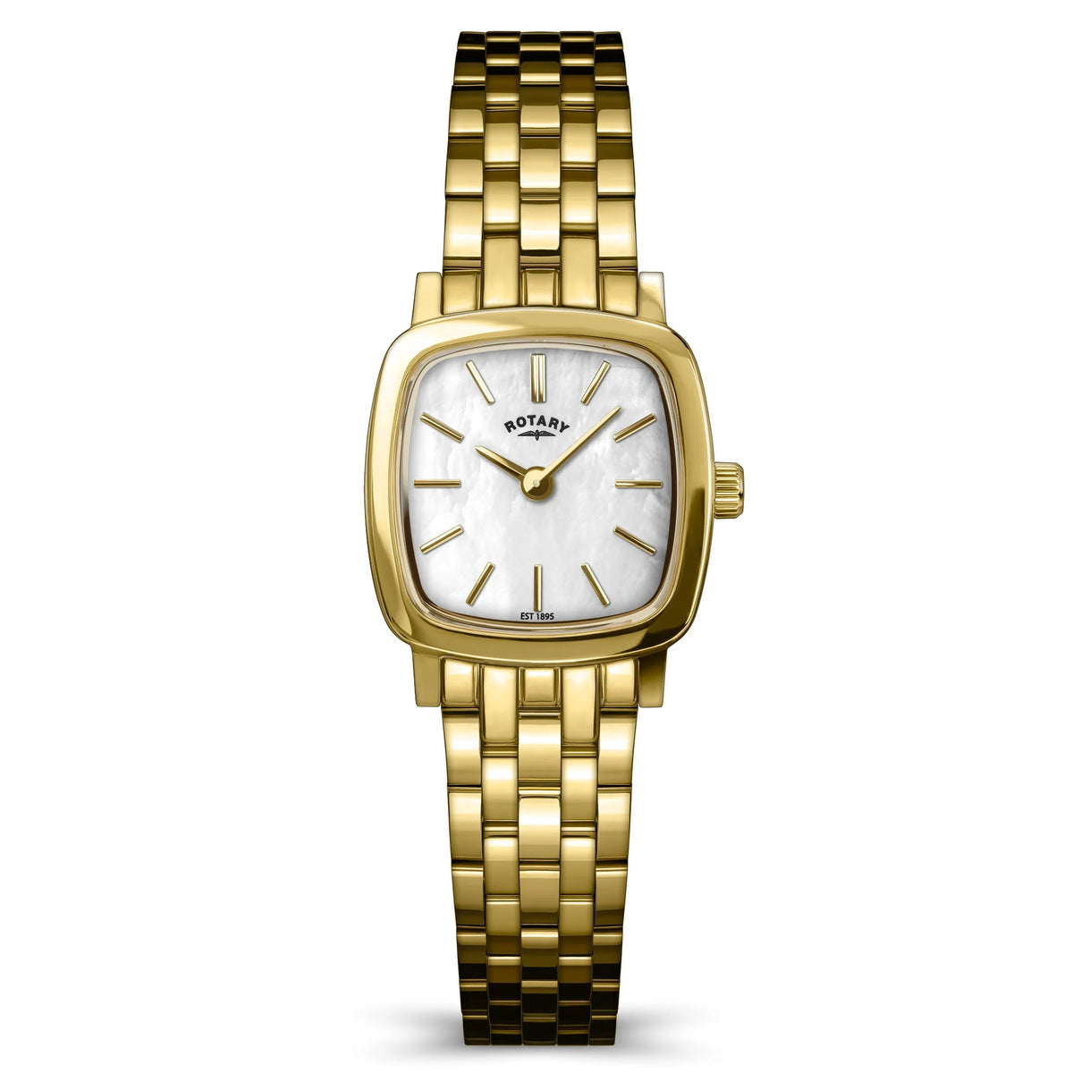 Ladies Gold PVD Rotary Heritage Astoria Watch on Bracelet