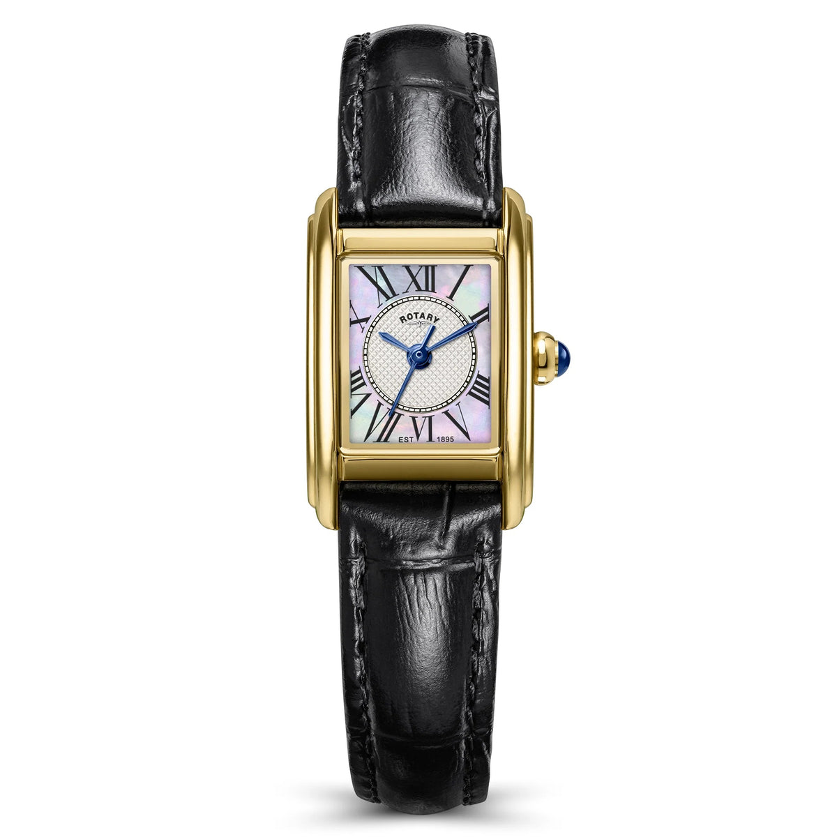 Ladies Gold PVD Rotary Heritage Astoria Watch on Leather Strap