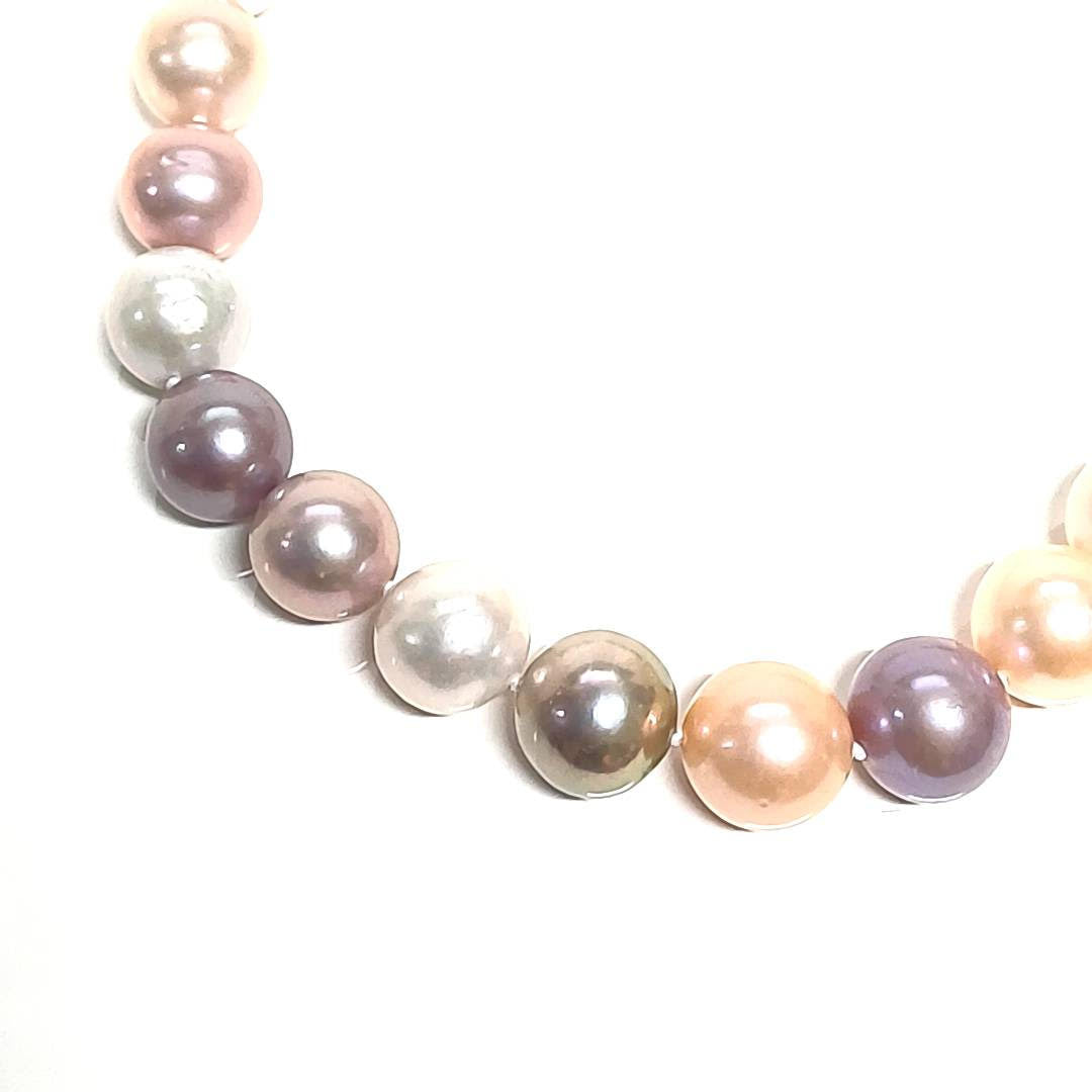 11.4 - 13.2mm Natural Coloured Freshwater Pearl Necklace