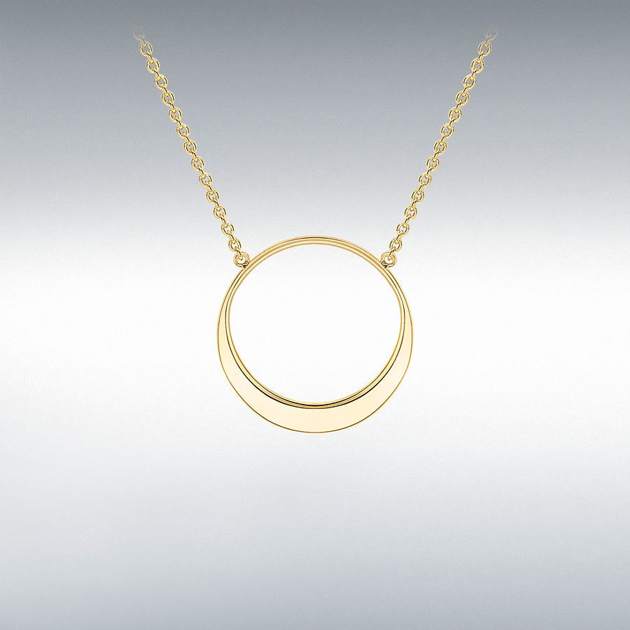 9ct Yellow Gold Eclipse Necklace