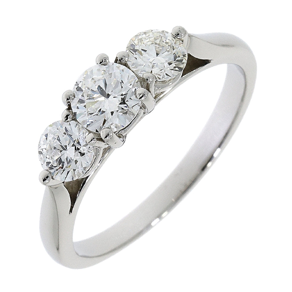 Platinum 0.75ct 3 Stone Diamond Ring