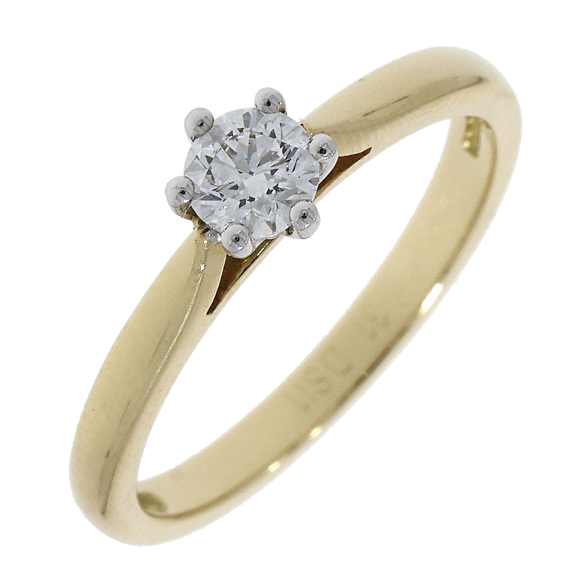 18ct Yellow Gold 0.30ct Diamond Solitaire Ring