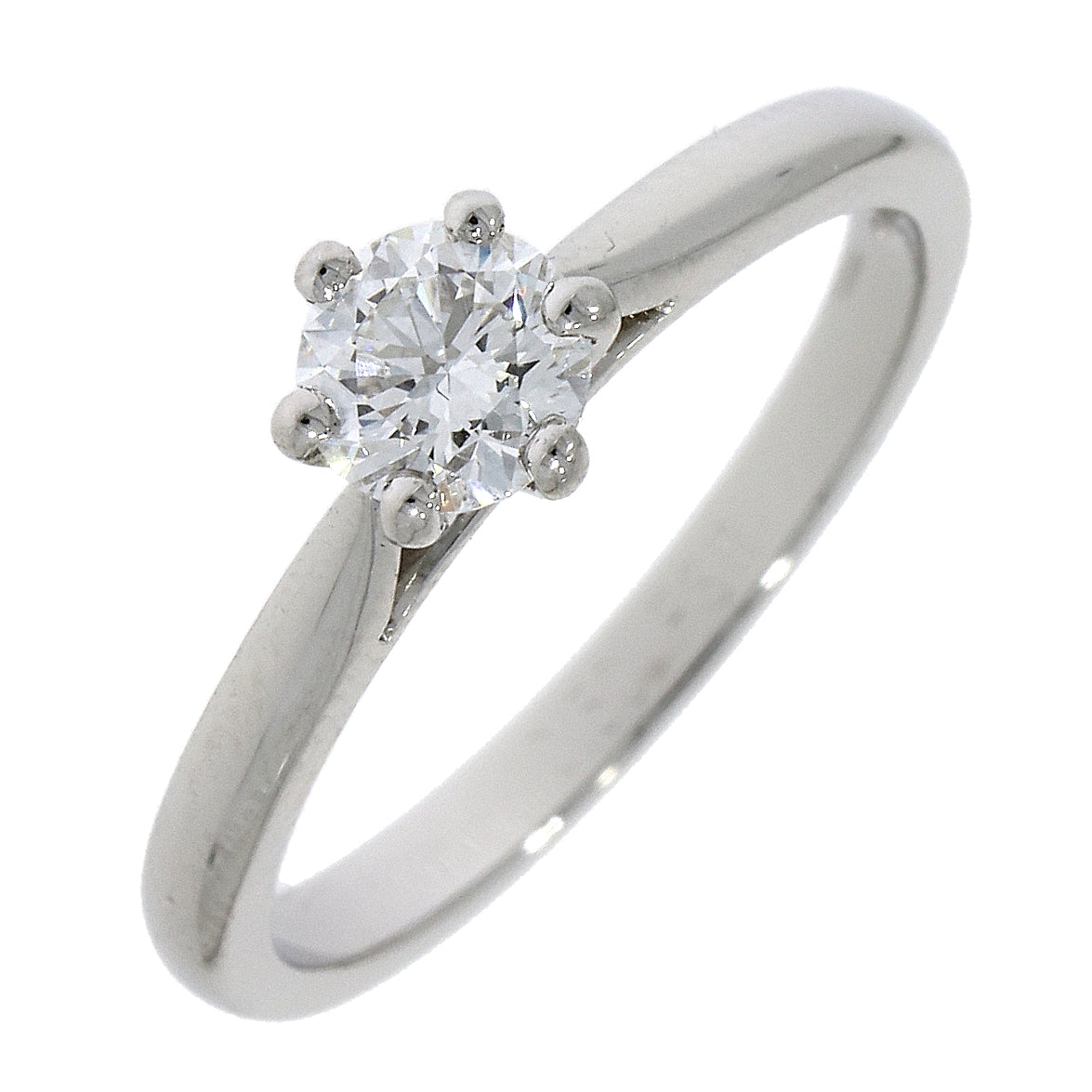 Platinum 0.52ct Diamond Solitaire Ring