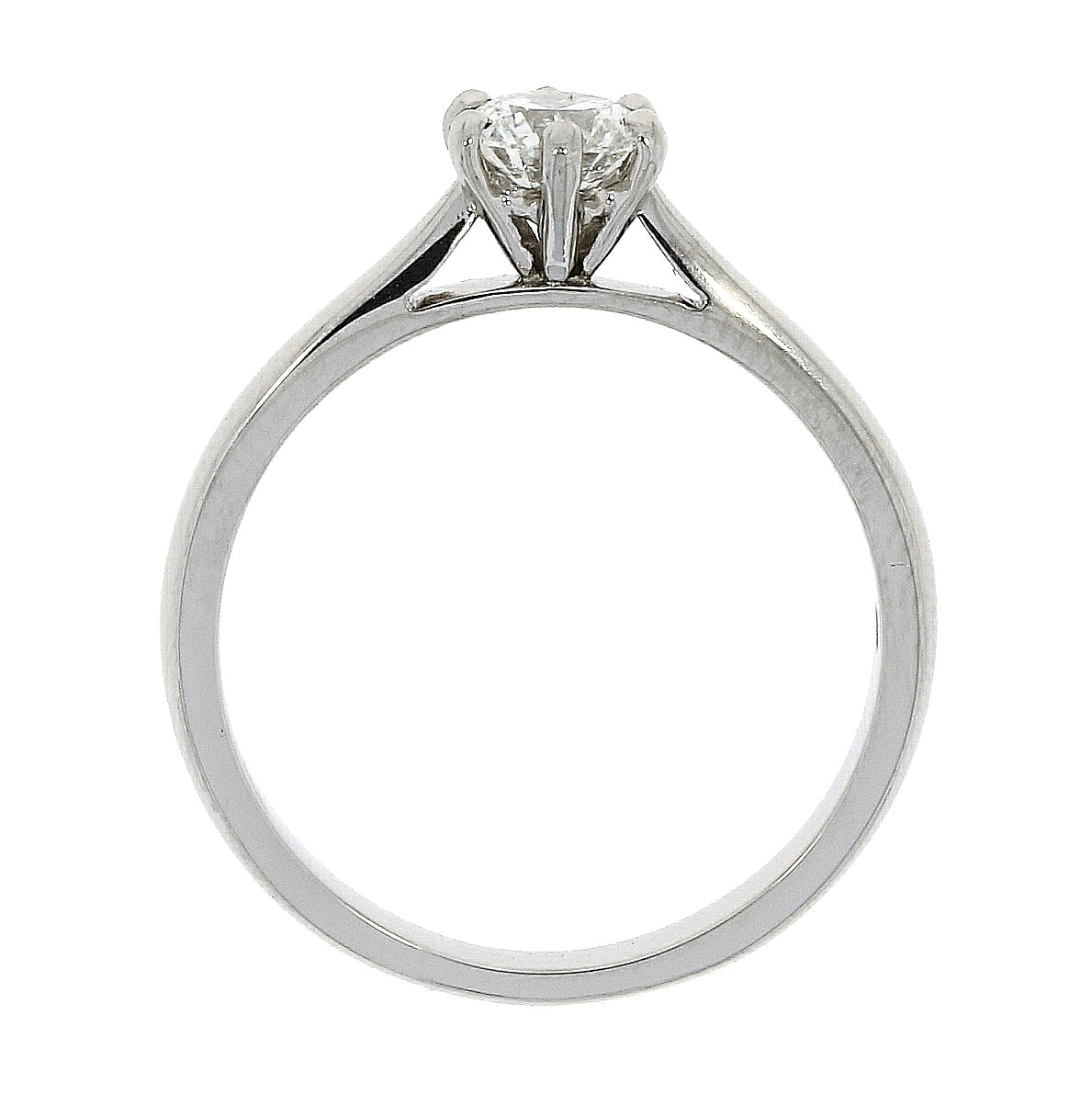Platinum 0.52ct Diamond Solitaire Ring