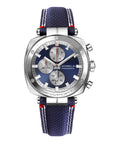 Mens Herbelin Newport Heritage Chronograph Watch on Leather Strap