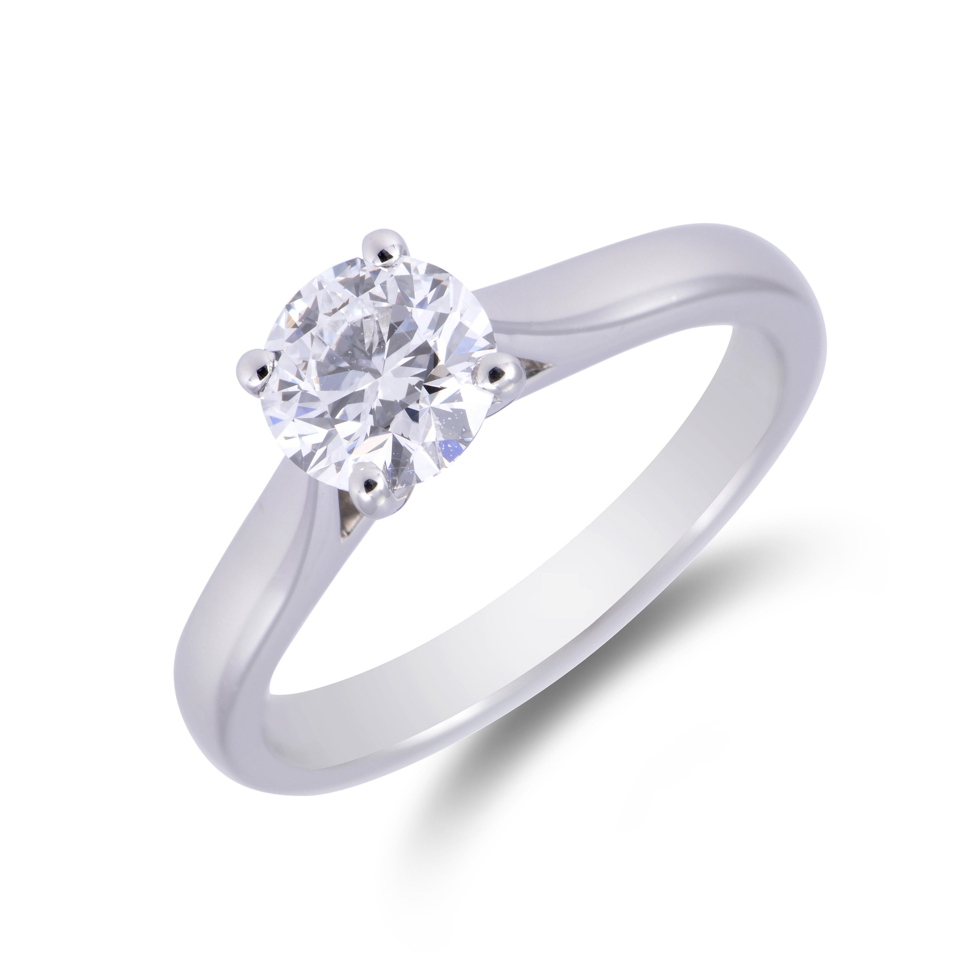 Platinum 1.01ct Diamond Solitaire Ring