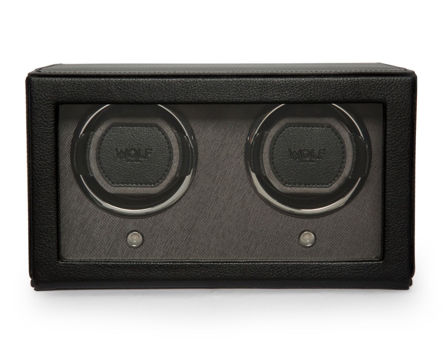 Black Wolf Double Cub Watch Winder With Cover