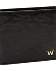 Black Wolf W Logo Billfold Wallet