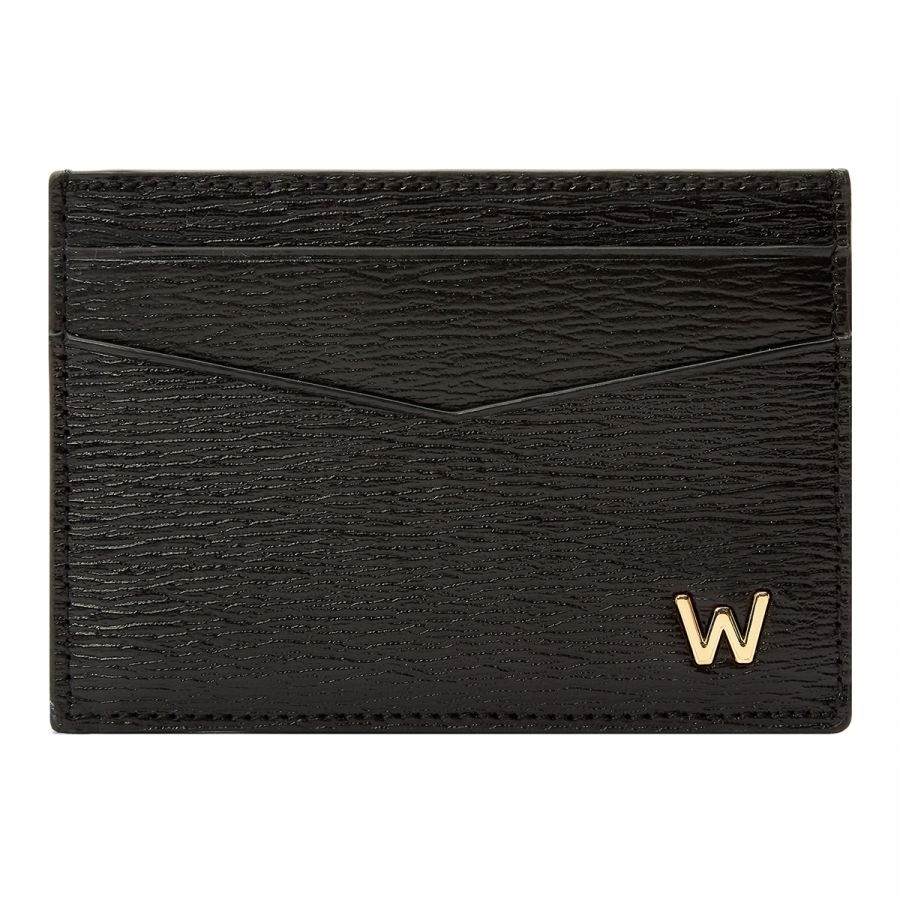 Black Wolf W Logo Cardholder